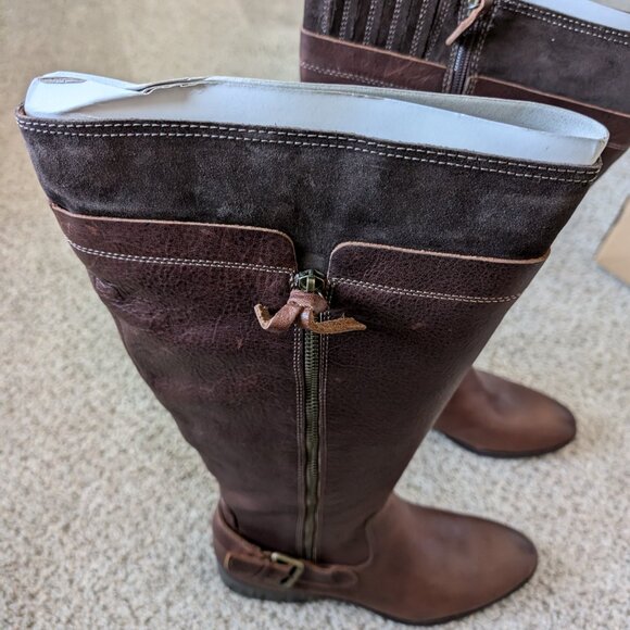 New in Box Comfortiva Leather Boots in Bridle Brown, Women's size 11 - Picture 7 of 9